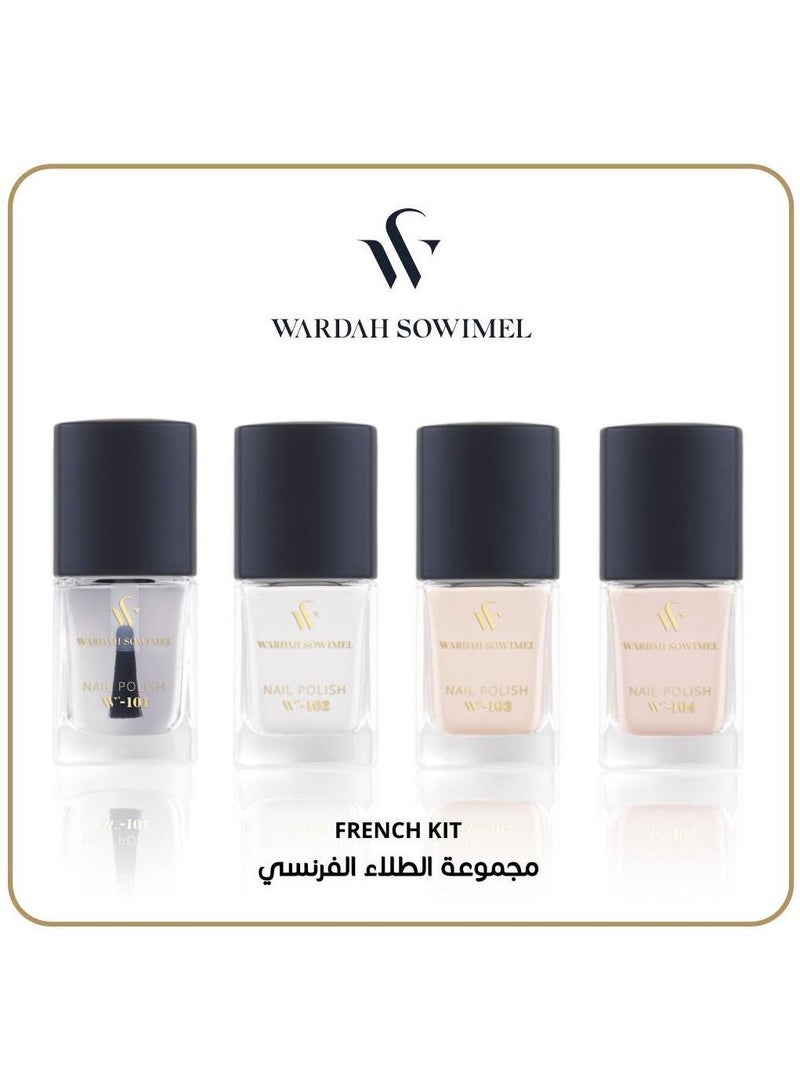 وردة صويمل مجموعة طلاء الأظافر الفرنسي من وردة صويمل - Image 2