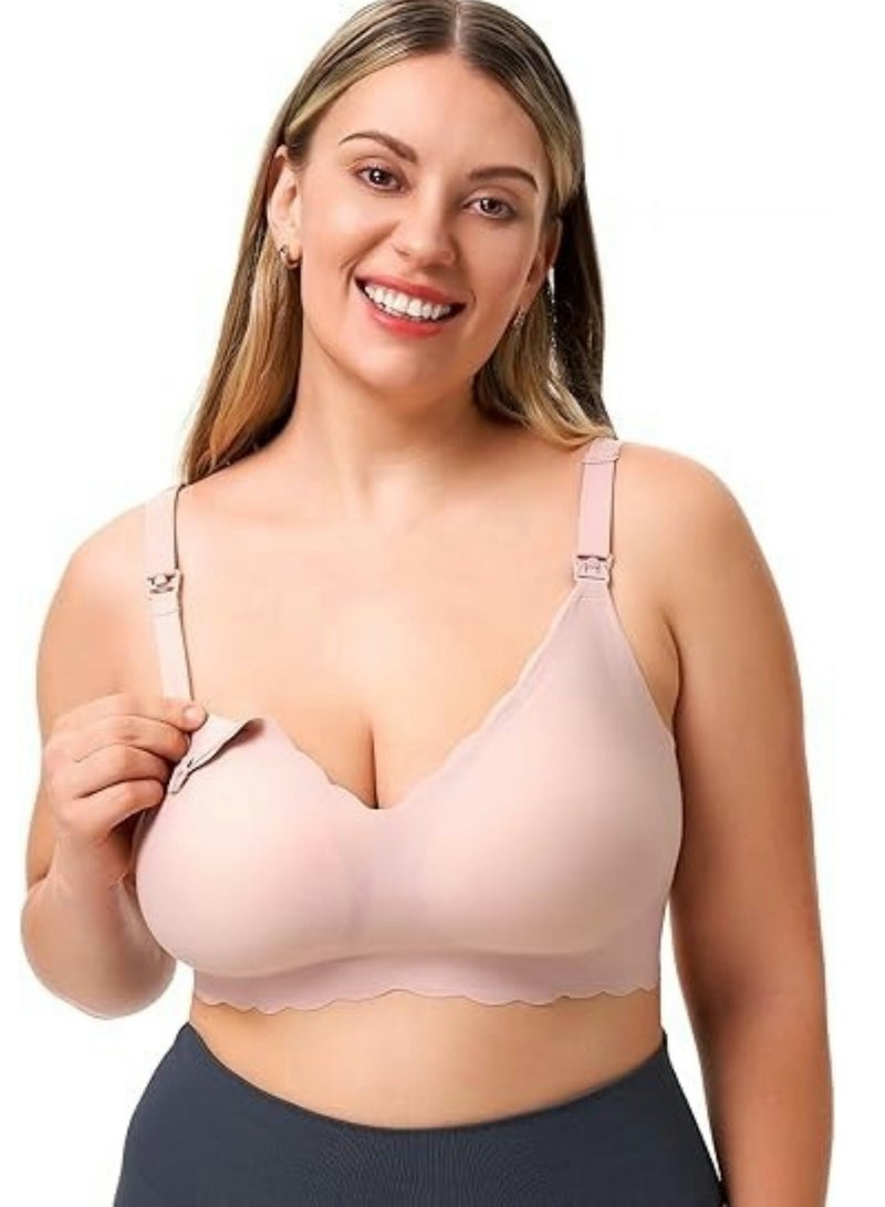 Lupantte حمالات صدر للرضاعة لراحة الأمومة حمالات صدر للحمل حمالات بدون درزات مع موسع إضافي - Image 1