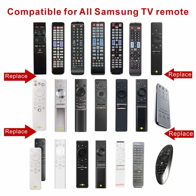 B BraiNice ã€Pack of 2ã€‘ Compatible with All Samsung Remote Replacement 2025-2001, Compatible for All Samsung Smart TV, Hotel Specific Model, Control para tv Smart remoto - Image 3
