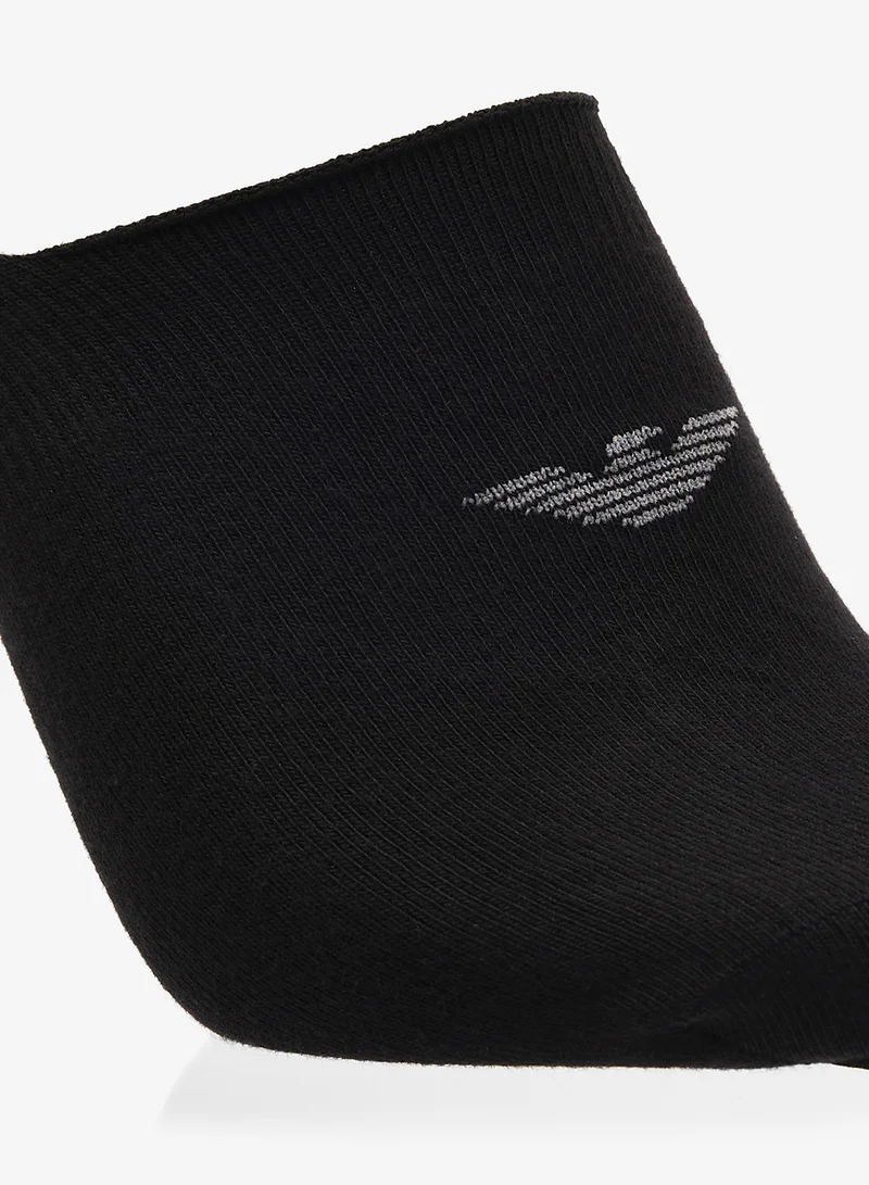 EMPORIO ARMANI  3 Pack Of Logo Liner Socks for Men | Best Price UAE