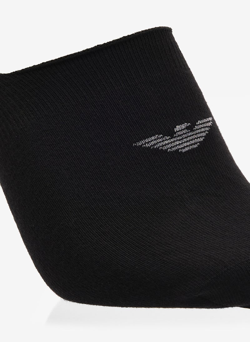 EMPORIO ARMANI 3 Pack Of Logo Liner Socks - Image 4