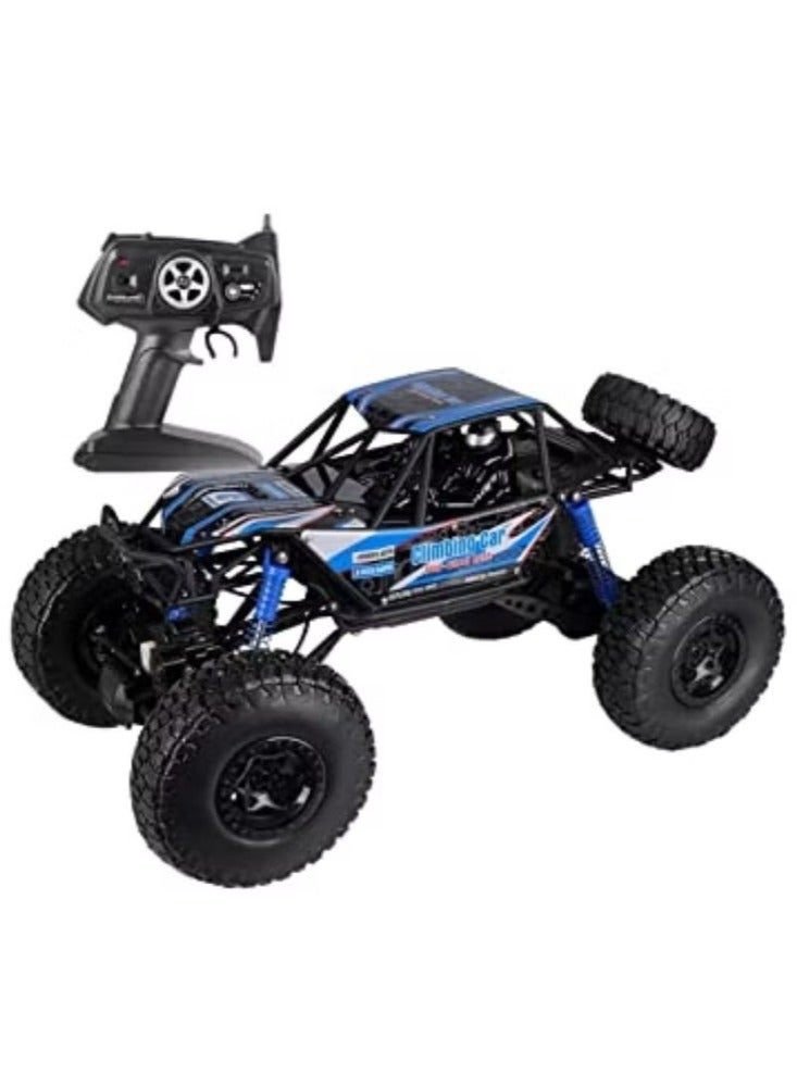 Large High Speed Four Wd Climbing Vehicle Model Bigfoot Monster Off road Remote Control Racing Toy Durable Blue - Image 1