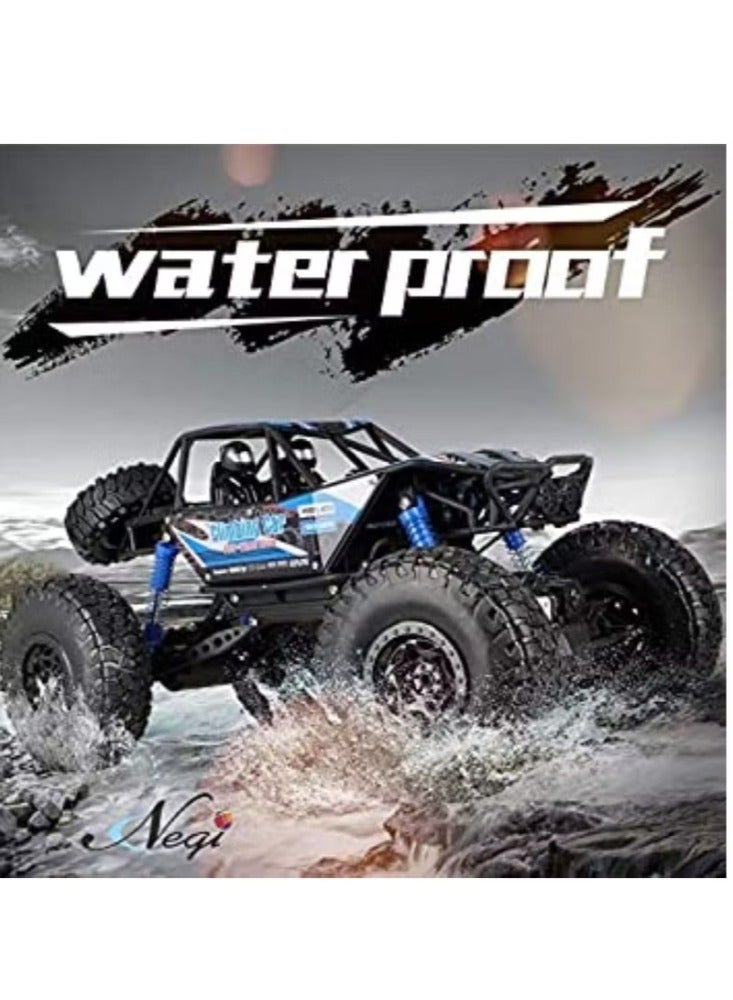 Large High Speed Four Wd Climbing Vehicle Model Bigfoot Monster Off road Remote Control Racing Toy Durable Blue - Image 3