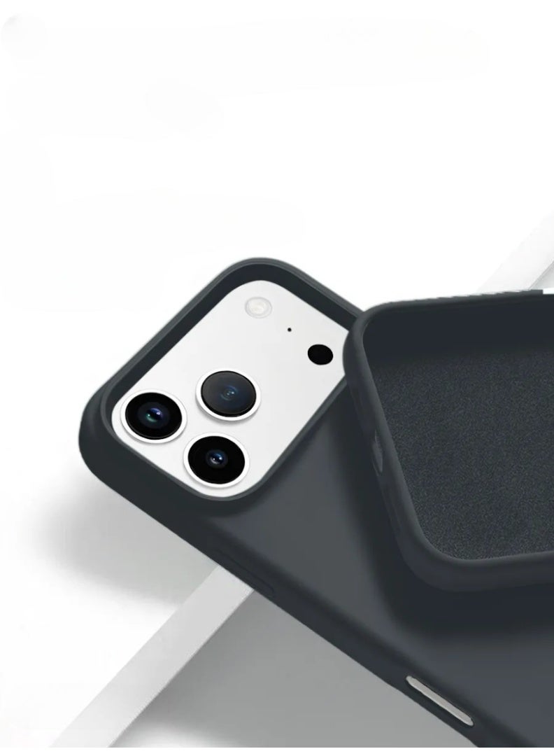 iPhone 17 Pro Case Silky Soft Touch Full-Body Protection  Cover For iPhone 17 Pro Anti-Scratch Shockproof Phone Case with Microfiber Lining Cover For iPhone 17 Pro - Image 3