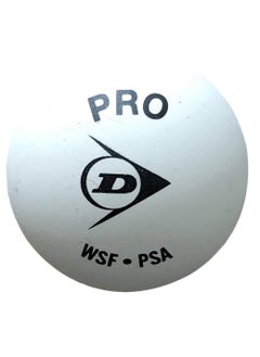 DUNLOP Pro Single Dot Squash Ball | High Performance for Advanced Players 