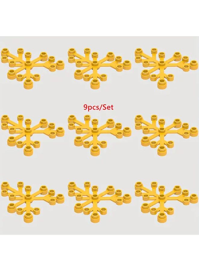 Dark Yellow Bough DIY Mini Building Blocks Set Garden Scene Christmas Birthday Gift - Image 1