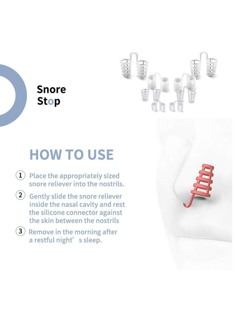 Oasisgalore 8 Pack Anti Snoring Nose Vents Devices Nasal Dilators, Snore Reducing Snore Stopper  - Image 5