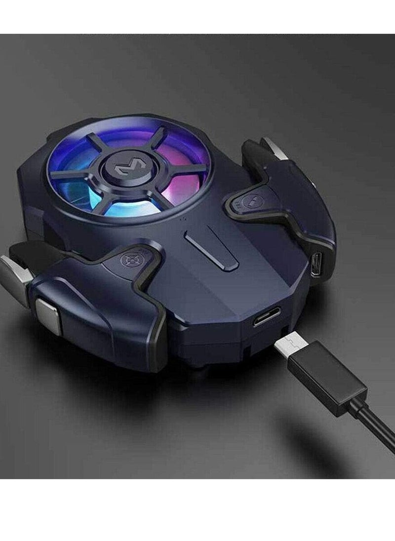 ELTRAZONE - PUBG Mobile Controller Phone Fan Cooler Gamepad – L1R1 Trigger Joystick Control for iOS/Android, Enhanced Gaming Performance, Cooling Function for Extended Playtime - Image 1