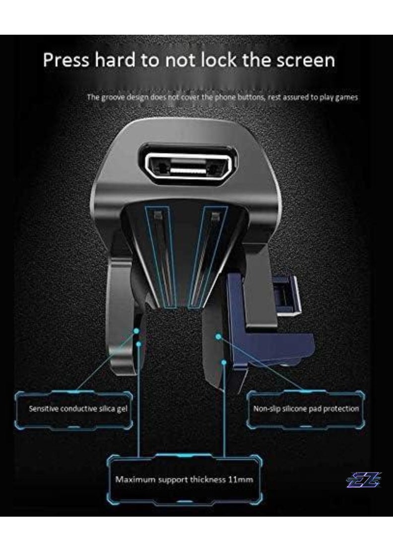ELTRAZONE PUBG Mobile Controller Phone Fan Cooler Gamepad – L1R1 Trigger Joystick Control for iOS/Android, Enhanced Gaming Performance, Cooling Function for Extended Playtime  - Image 2