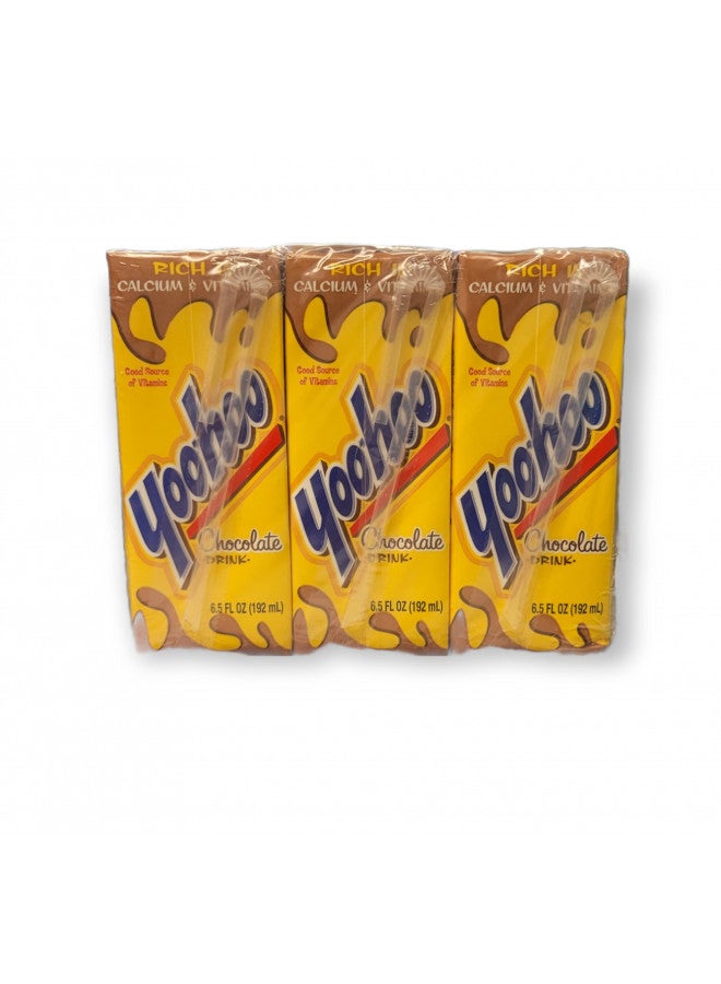 Yoo Hoo Yoohoo Chocolate Drink Rich In Calcium & Vitamin D 6.5 Oz. Pack Of 6. - Image 1