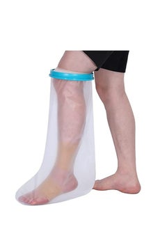 Captaintech Cast Cover for Shower Leg Adult Waterproof Cast Protector for Foot Reusable Shower Boot Cast Bag for Leg Cast Leg Cover for Showering After Surgery Watertight Seal to Keep Cast and Bandage Dry  - Image 1