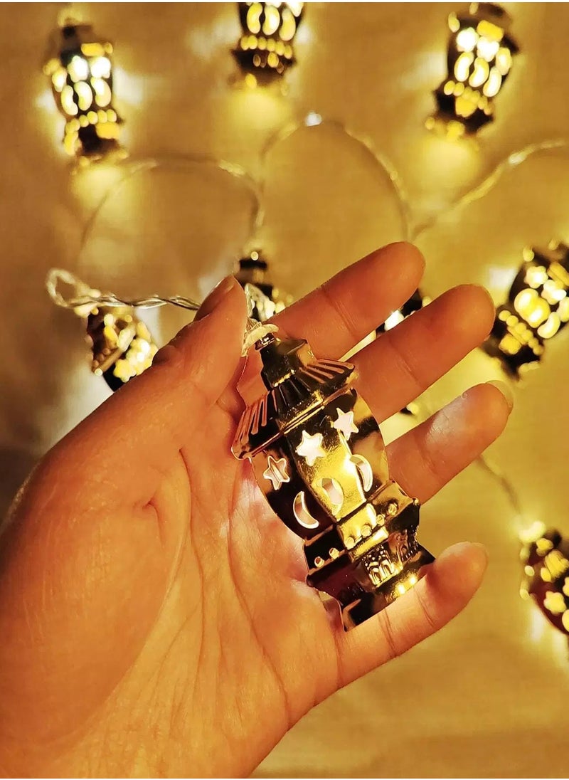 Generic 1pc Ramadan String Light With 10pcs Lamp Shaped Bulb  - Image 3