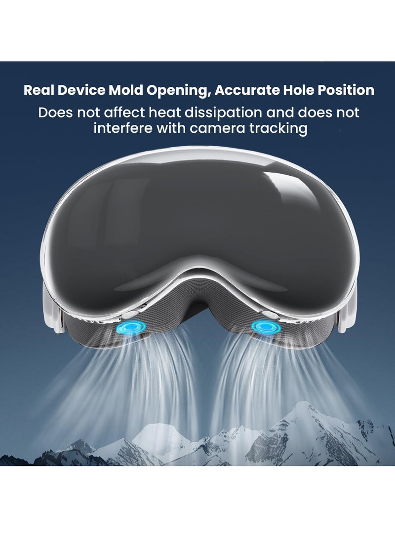 Generic - Apple Vision Pro TPU Case - Slim, Shockproof, Crystal Clear Protective Cover for VR Headset Accessories, Ultimate Style & Defense - Image 1