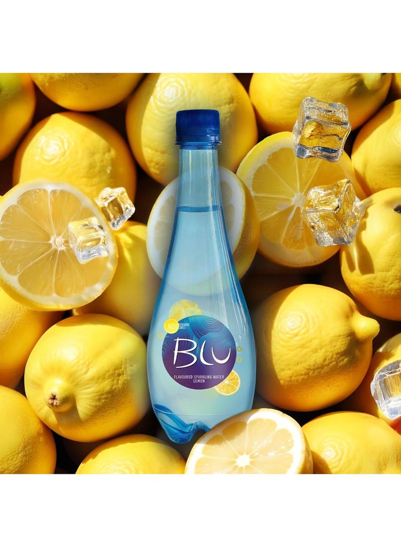 Blu Sparkling Lemon Water No Added Sugar 6 Pcs X 500 ML - Image 2