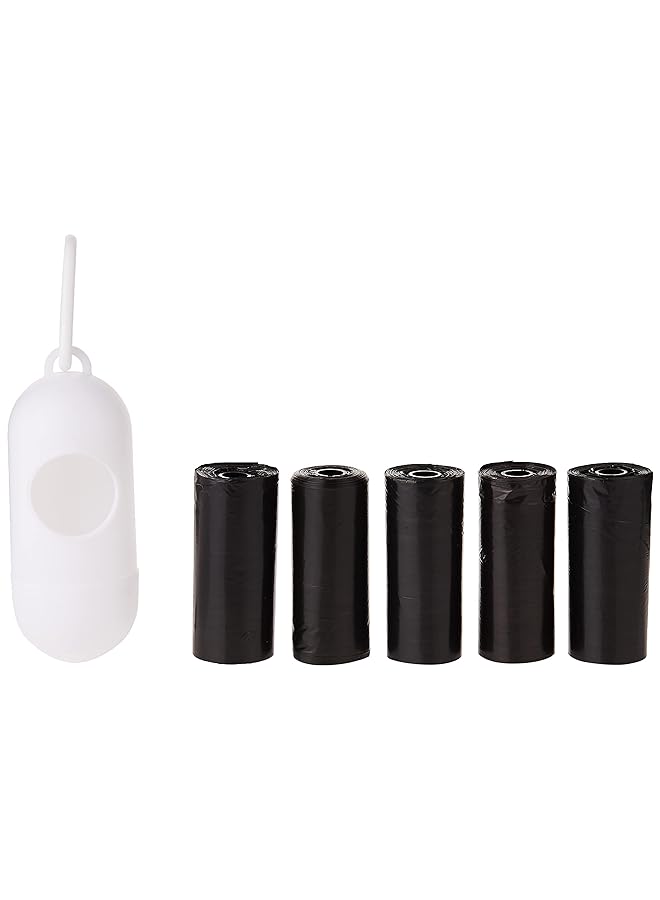 STAR BABiES Scented Bag Pack Of 5 75 Bags Black And Assorted Dispenser - Image 1