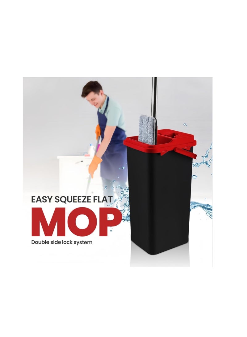 High Quality Parquet Mop Bucket - The Perfect Solution for Professional and Comfortable Cleaning (Black) - Image 2