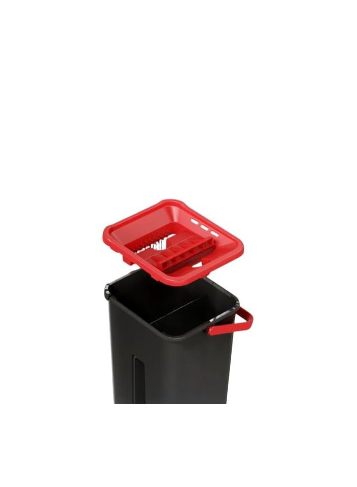 High Quality Parquet Mop Bucket - The Perfect Solution for Professional and Comfortable Cleaning (Black) - Image 3