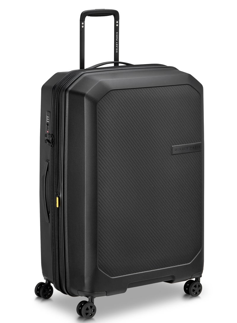 DELSEY Anvers Expandable Double  wheel Luggage Trolley suitcase 75cm/29.52Inch, 97+10L, 3.9kg, Large - Black - Image 2