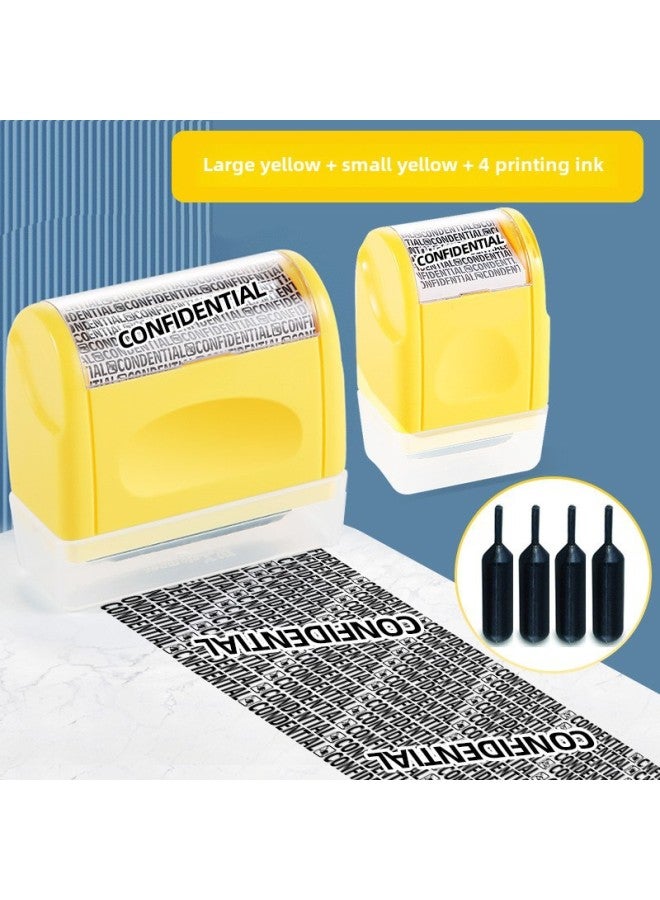 Roller-type Security Seal Random Code Privacy Seal Original Seal Oil Express Daub Pen Anti-leak Cover Information - Image 1