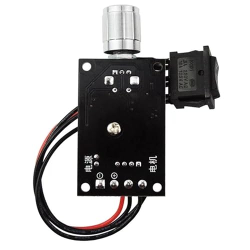 TECHTONICS 1203BB DC 6V-28V 6V 12V 24V 3A PWM DC Motor Speed Controller Forward Reverse with Switch - Image 3