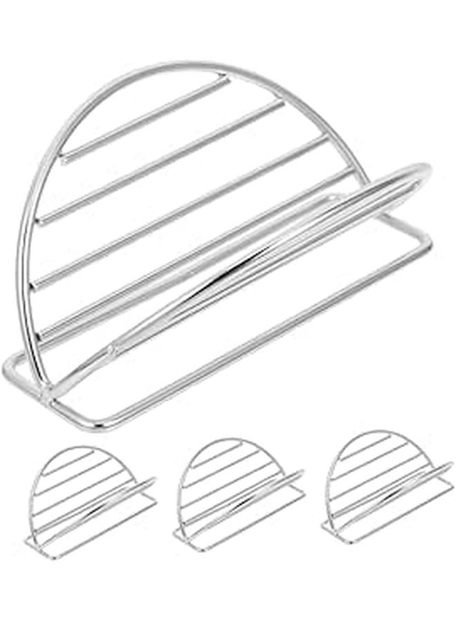Stainless Steel Taco Holders Set Of 4 Metal Wire Rack For Individual Serving Baking And Grill - Image 1