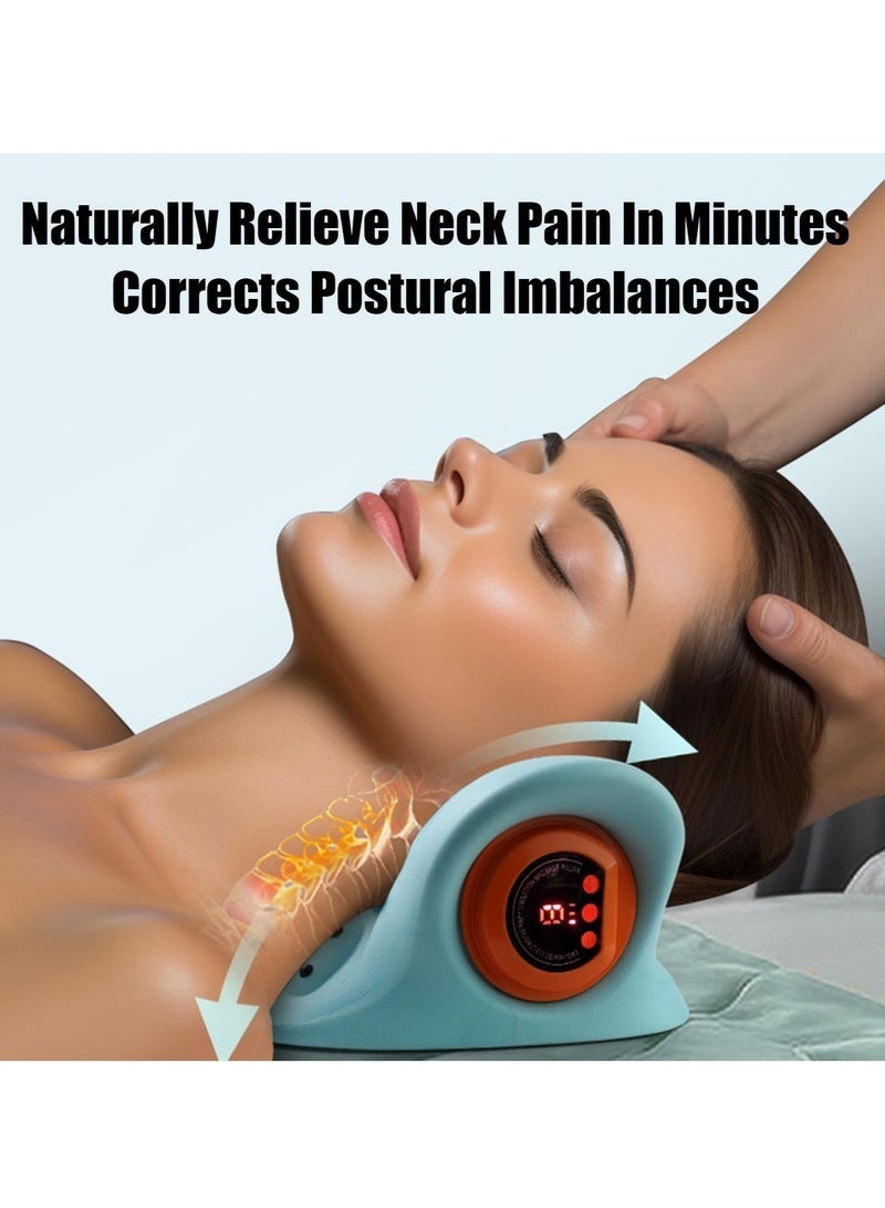عربست جهاز تدليك الرقبة، ترقيات جديدة لسنمة الرقبة، جهاز تدليك شياتسو للرقبة والظهر، جهاز تدليك كهربائي رباعي الأبعاد للرقبة والكتف مع حرارة، جهاز تدليك للرقبة بزاوية 26 درجة لتخفيف الألم عن الأنسجة العميقة - Image 2