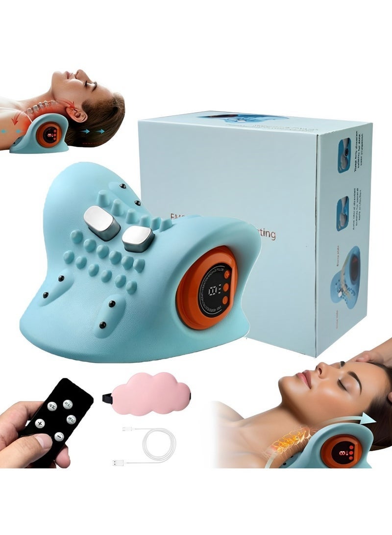 عربست جهاز تدليك الرقبة، ترقيات جديدة لسنمة الرقبة، جهاز تدليك شياتسو للرقبة والظهر، جهاز تدليك كهربائي رباعي الأبعاد للرقبة والكتف مع حرارة، جهاز تدليك للرقبة بزاوية 26 درجة لتخفيف الألم عن الأنسجة العميقة - Image 1