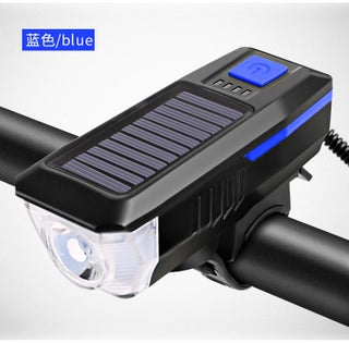 Solar Powered Bicycle Front Light Usb Rechargeable Single Bike High Brightness Flashlight Cycling Equipment Blue-solar charging 2000 mA LY-17 - pzsku/Z72AD68D1C64BB59C0A19Z/45/1746222440/e1466897-7663-40a1-9615-32fccd4a00b8