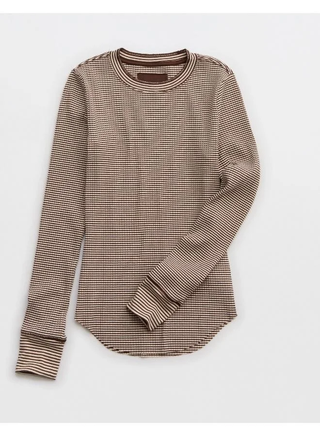 Aerie Aerie Essential Crewneck Layering T-Shirt