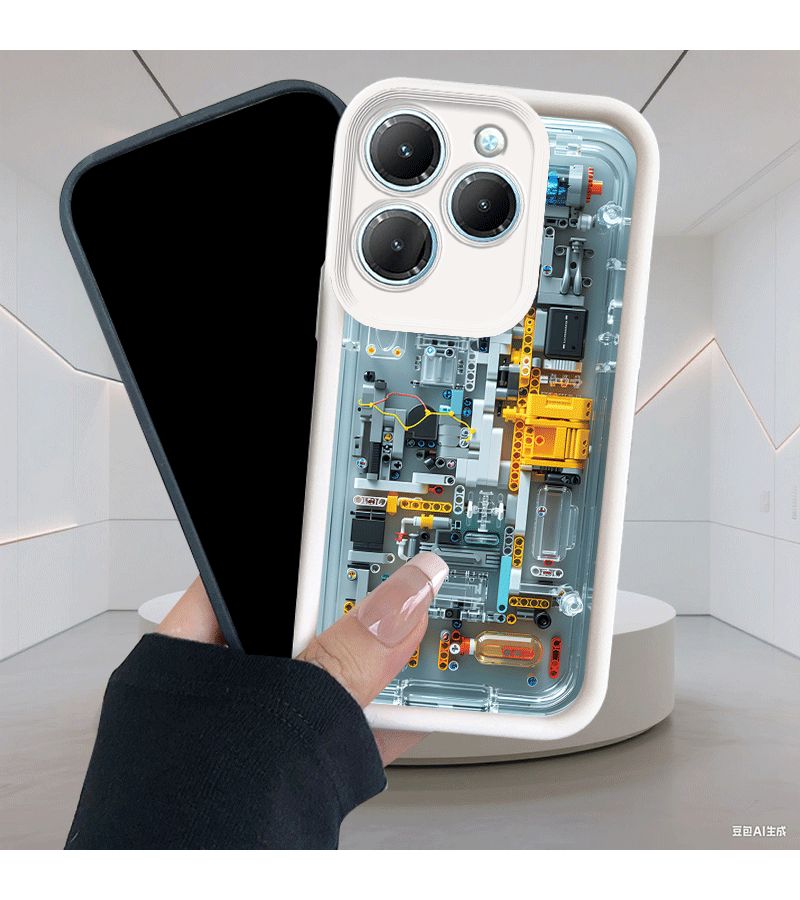 Phone Case Building Block Component Compatible with TECNO Infinix SPARK 20 Pro Plus Hot 20 Play Mix Color 1 - Image 5