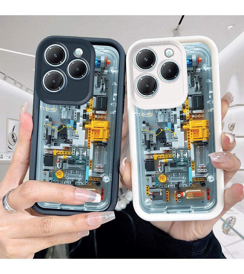 Phone Case Building Block Component Compatible with TECNO Infinix SPARK 20 Pro Plus Hot 20 Play Mix Color 1 - Image 1