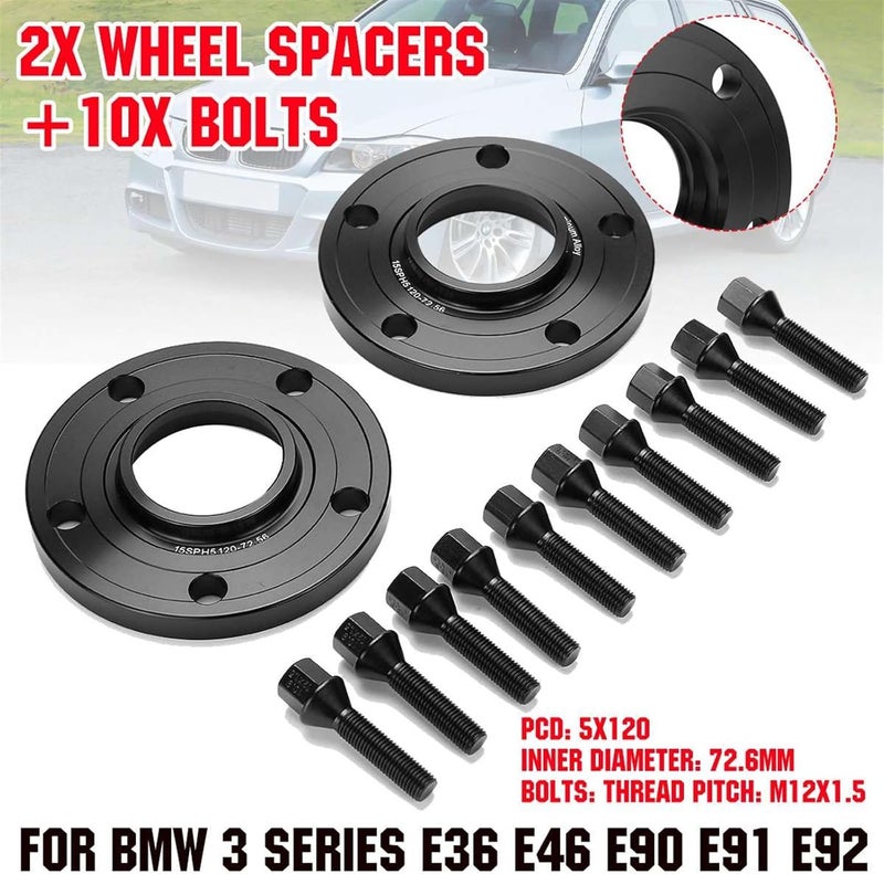 Wivplex 15mm Wheel Spacer Adapters for BMW - Image 5