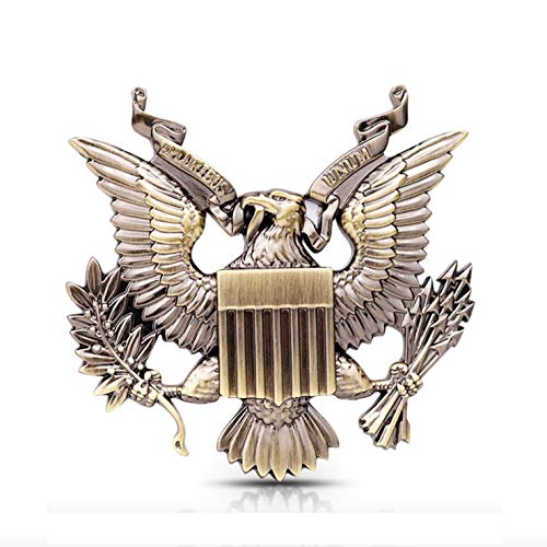 United States Military US Army Metal Car Emblem Sticker Decal Bronze