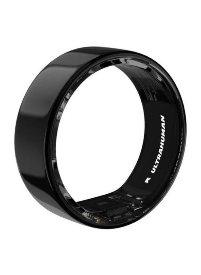 ULTRAHUMAN Ring AIR - Advanced sleep-tracking wearable, HRV & Temperature Monitoring, Track workout, Aster Balck  - Image 1
