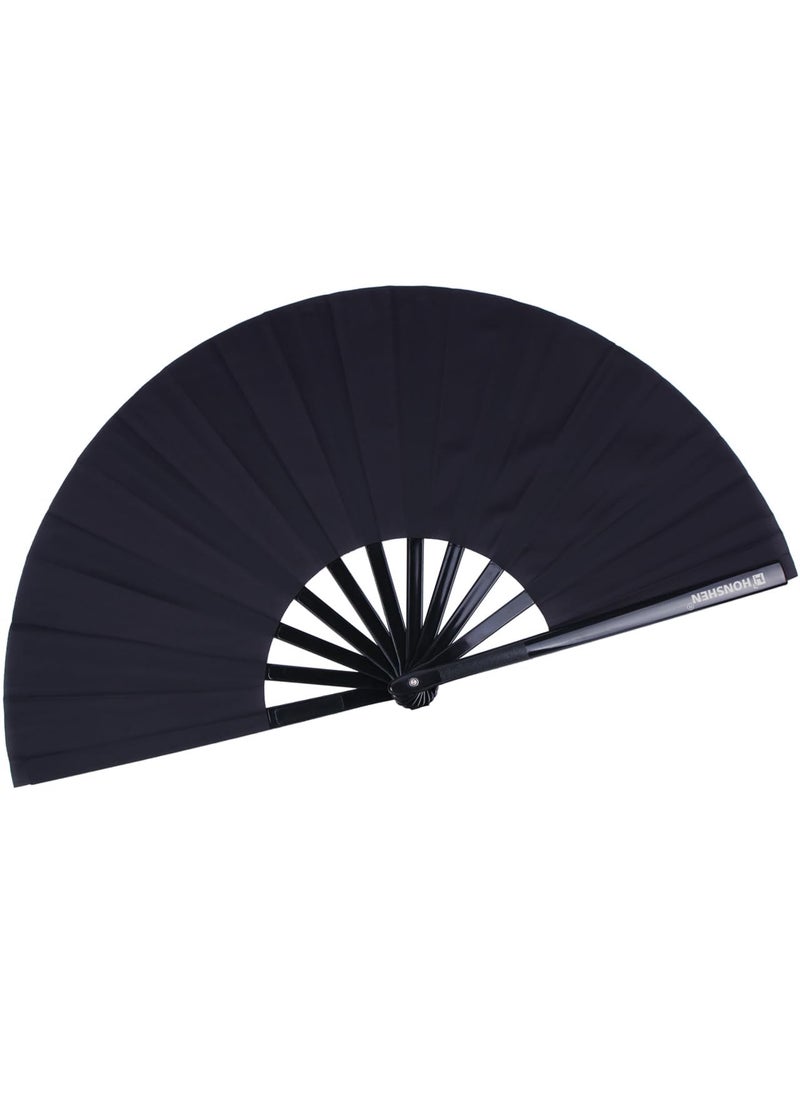HONSHEN HONSHEN Folding Fan  Chinese Hand Fan 13 inch NylonCloth Performance Fan 