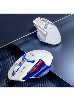 NIBEMINENT Inphic IN9 Tri-mode Wireless Bluetooth Gaming Office Computer Mouse(Blue)  - Image 2