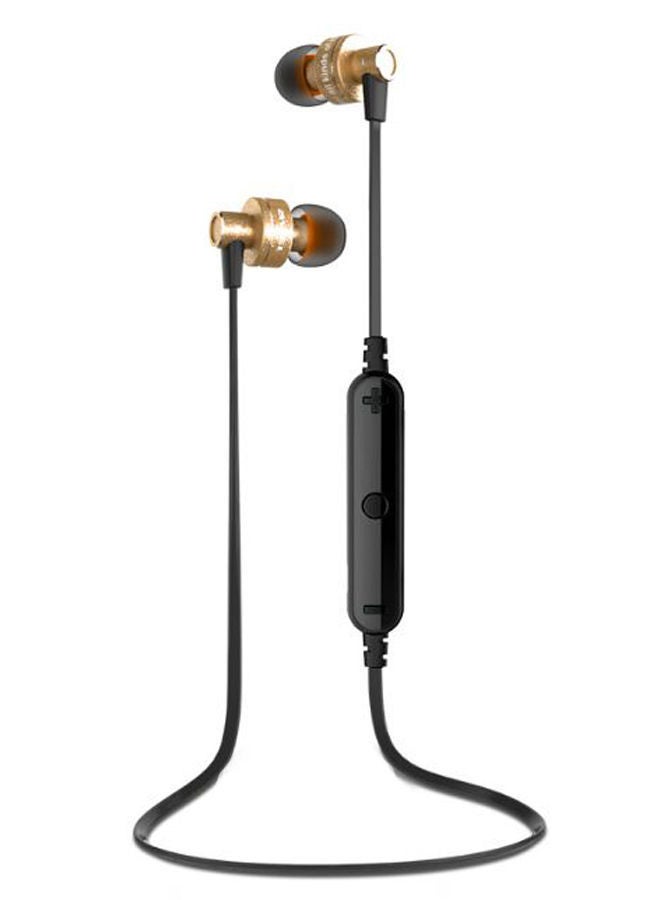 NIBEMINENT Wireless In-Ear Sports Earphones Black/Gold