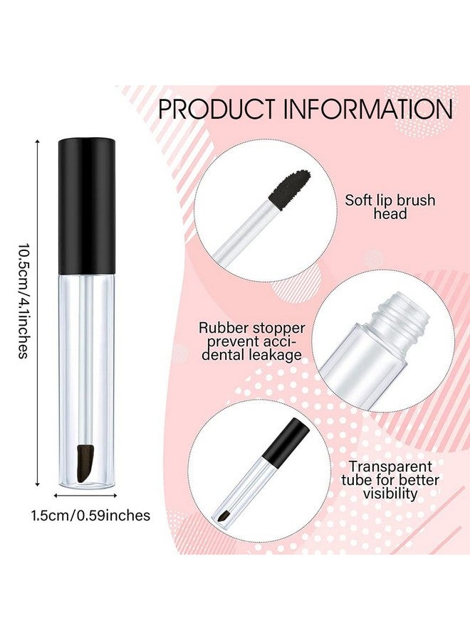 maycreate ® 10Ml Plastic Empty Mascara Tube Wand Eyelash Cream Container Bottle For Castor Oil Brush Kit Combo With Funnels Mascara Eyeliner For Women - Image 4