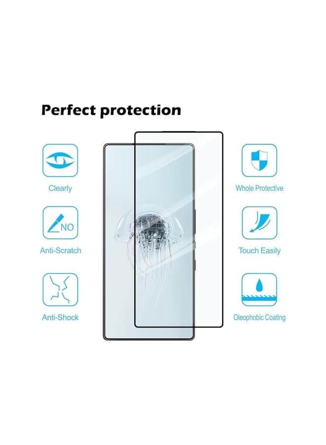 PROMASS Glass Red Magic 10 Pro / 10 Pro Plus Tempered Glass Screen Protector Glass 9H Hardness Anti Finger Print Scratch Resistant Glass Anti shatter Screen Guard for Red Magic 10 Pro - Image 3