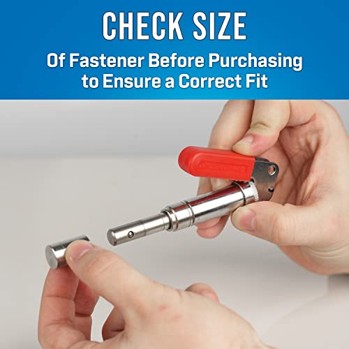 Jonard Tools TTBW-158 Steel Barrel Fastener Plunger Tool for Water Utility Fasteners with 0.158” Inside Diameter - Image 3