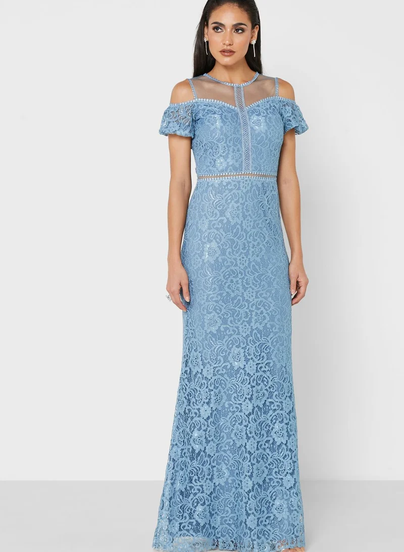 Namshi x Farah Hassan Lace Detail Dress