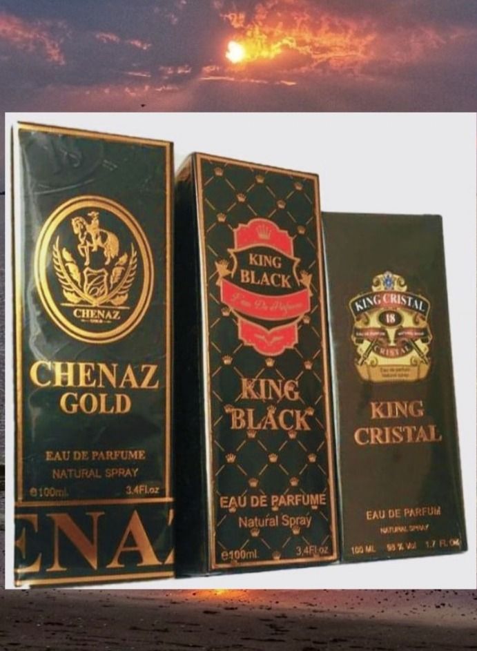 KING APPLE Offer three perfumes China Gold + King Black + King Crystal