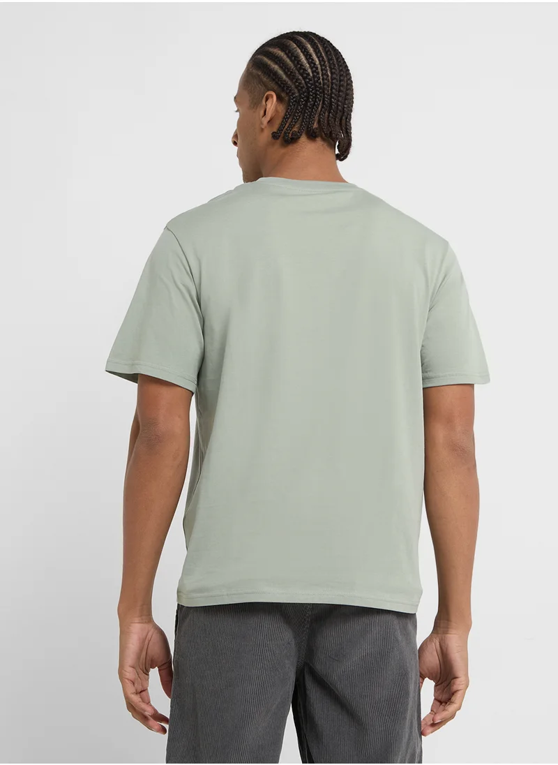 JACK & JONES Logo Crew Neck T-Shirt