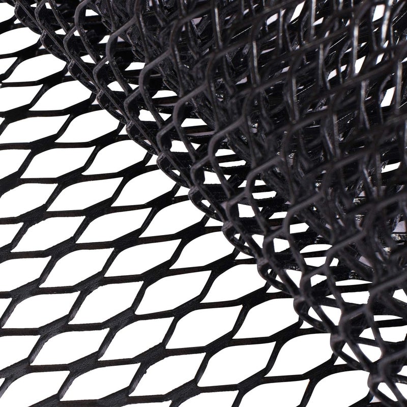 AggAuto Universal 40"x13" Car Grill Mesh - Aluminum Alloy Automotive Grille Insert Bumper 11x25mm Hexagon Hole, One of the Most Multifunctional Shape Grids 100x33cm Black - Image 2