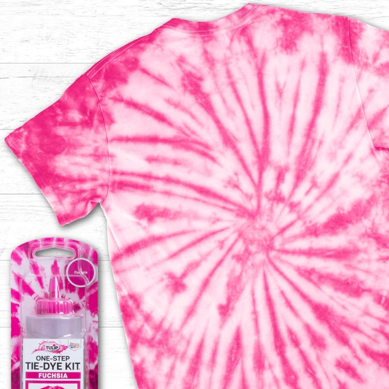 Tulip One-Step Tie-Dye Kit, Vibrant Colors for Fabric 4 fl oz, Fuchsia - Image 3