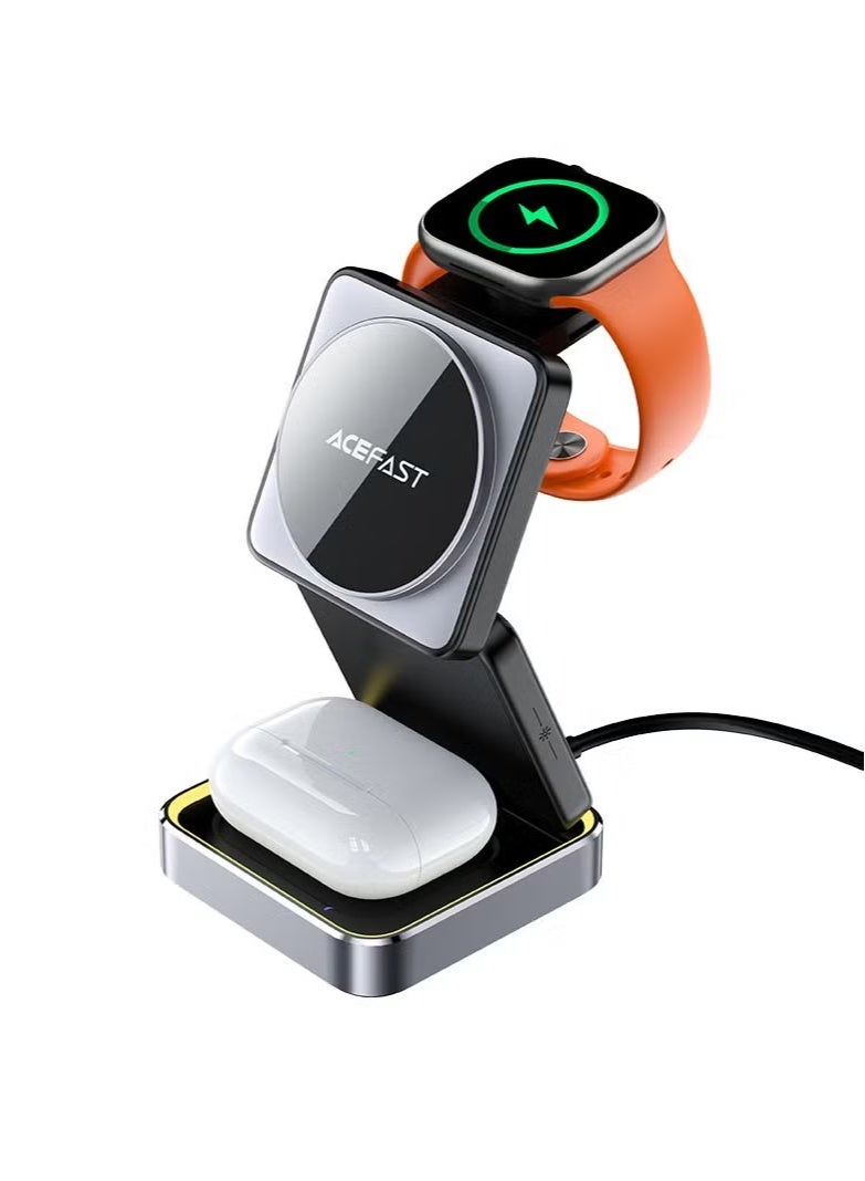 ACEFAST AirCharge E20 Desktop 3-in-1 Wireless Charging Holder – Fast Charging for Phone, Watch & Earbuds - Image 4