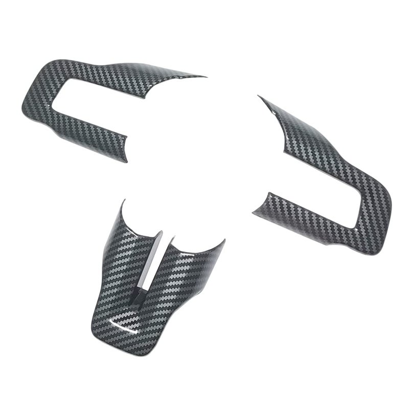 AOKIO Interior Door Handle Cover Trim Compatible with 2015 2016 2017 2018 2019 2020 2021 2022 2023 2024 Ford Mustang Accessories (Carbon Style) - Image 2