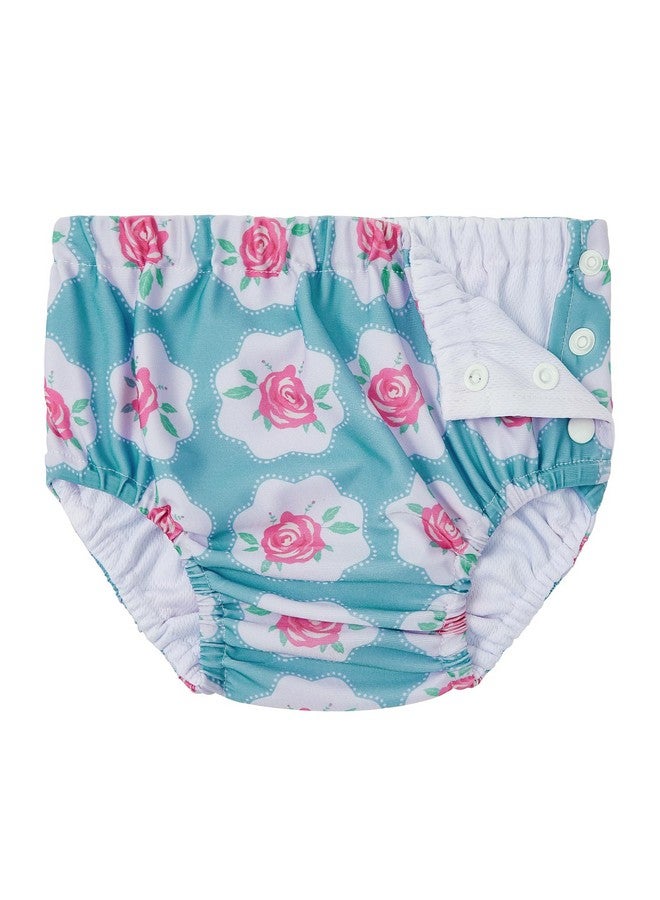 Durio 2Pcs Reusable Swim Diapers for Baby Toddler Newborn - Washable Water Diapers Swimming 02 Flowers 2T-3T - Image 2