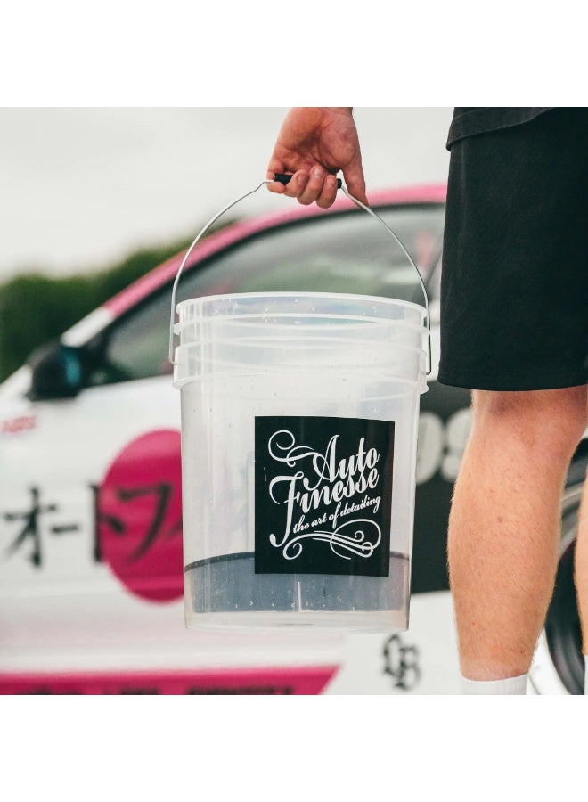أوتو فينيس دلو غسيل سيارات أوتو فينيس - دلو غسيل متين من الجيل الجديد، سعة ٢٠ لترًا، بتصميم معزز | دلو غسيل سيارات احترافي، متوافق مع واقيات الحصى وملحقات التنظيف - Image 2