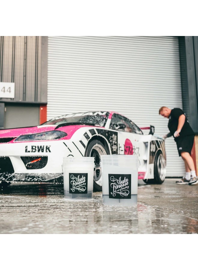 أوتو فينيس دلو غسيل سيارات أوتو فينيس - دلو غسيل متين من الجيل الجديد، سعة ٢٠ لترًا، بتصميم معزز | دلو غسيل سيارات احترافي، متوافق مع واقيات الحصى وملحقات التنظيف - Image 5